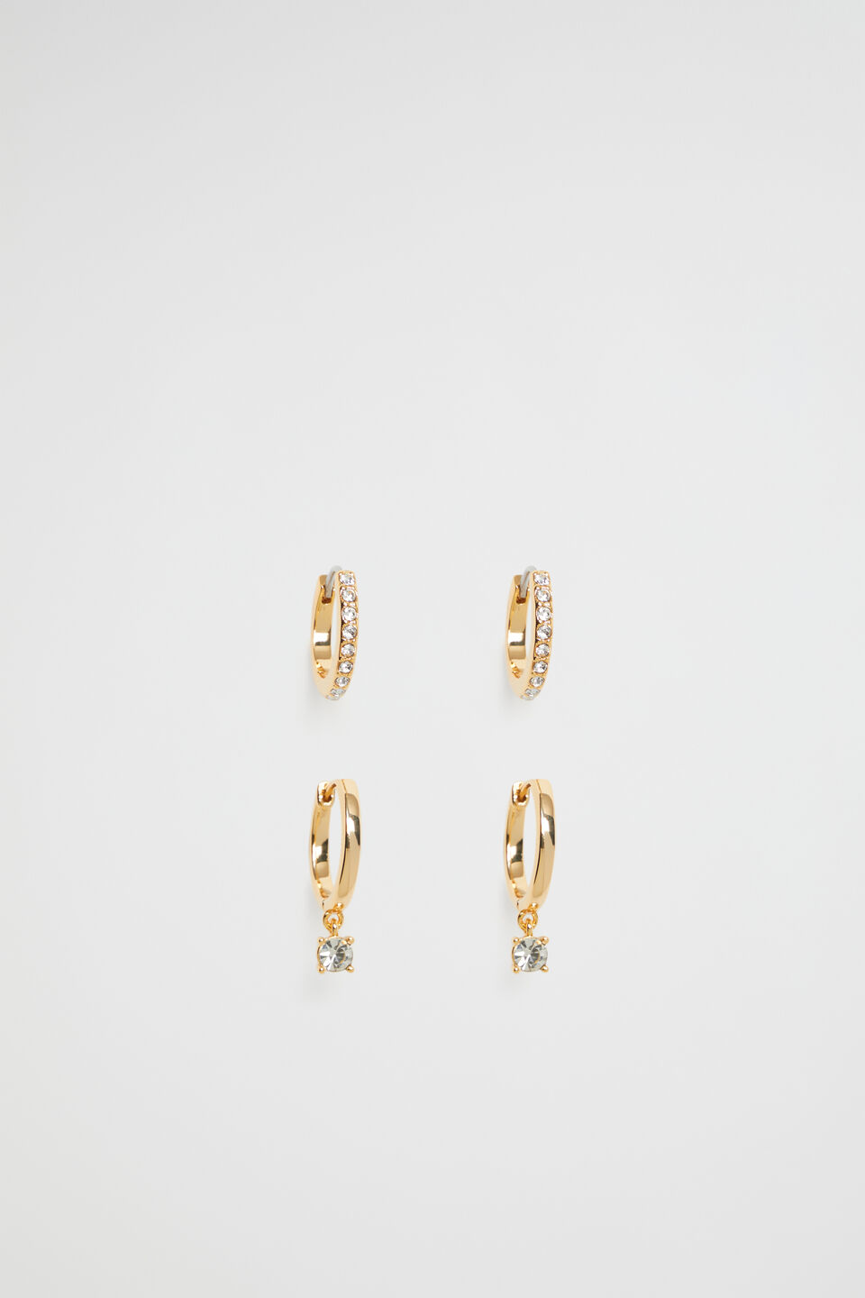 Crystal Hoop Pack  Gold