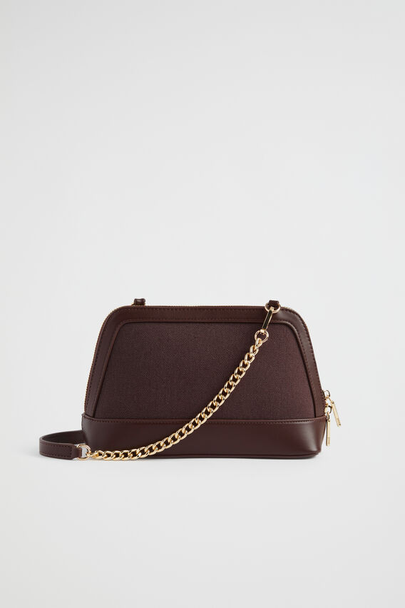 Canvas Crossbody Bag  Deep Raisin  hi-res