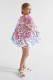 Sequin Party Cape  Carnation Pink  hi-res