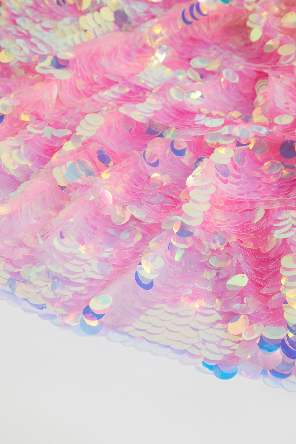 Sequin Party Cape  Carnation Pink