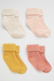 Rib Sock Multipack  Pink  hi-res
