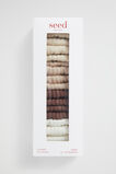 Rib Sock Multipack  Teddy Brown  hi-res