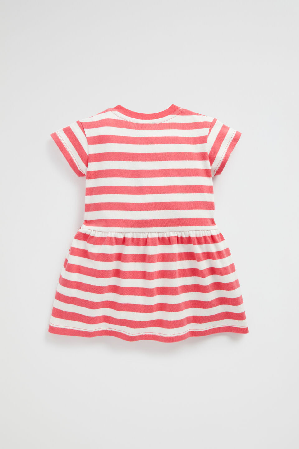 Core Logo Dress  Wild Berry Stripe