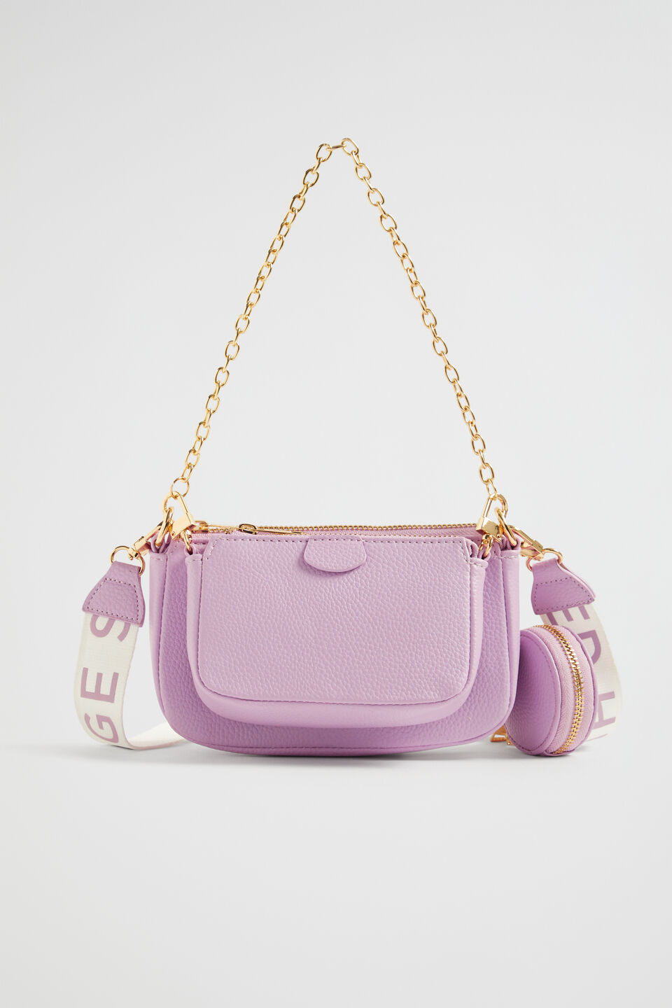 Hybrid Cross Body Bag  Soft Orchid