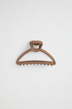 Coloured Metal Hair Claw  Woodland  hi-res