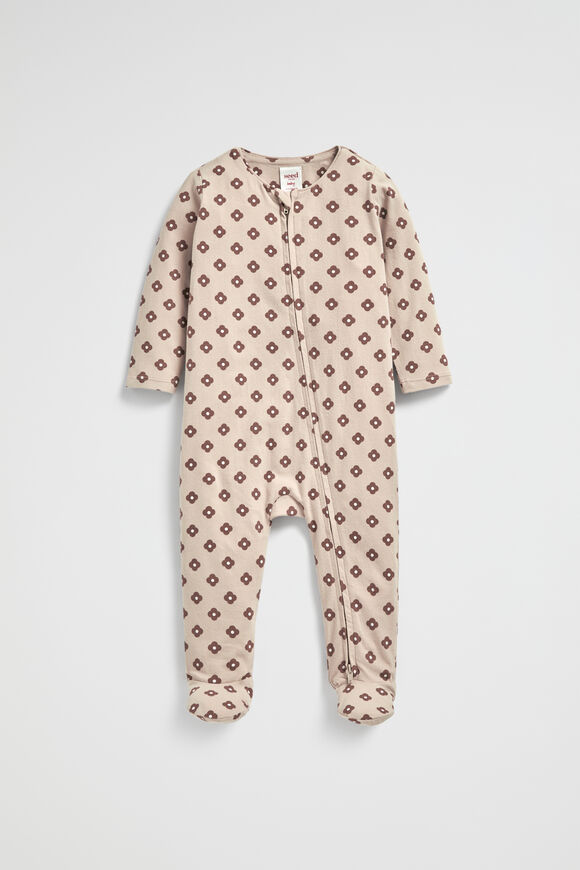 Flower Zipsuit  Sand  hi-res