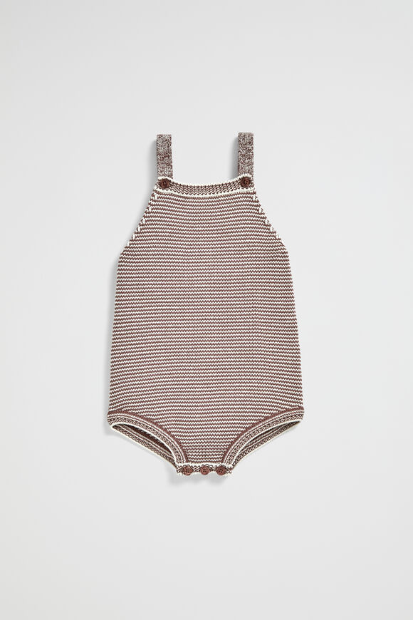 Mono Knit Romper  Teddy  hi-res