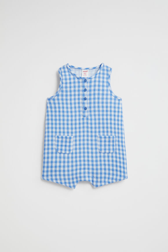 Check Romper  Ocean  hi-res