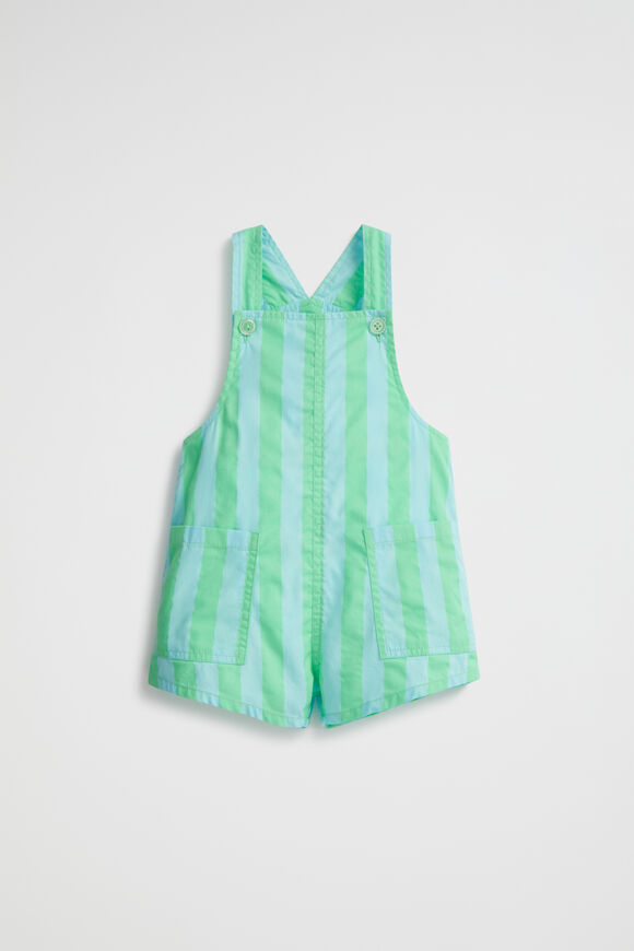 Stripe Overall  Ocean Blue  hi-res