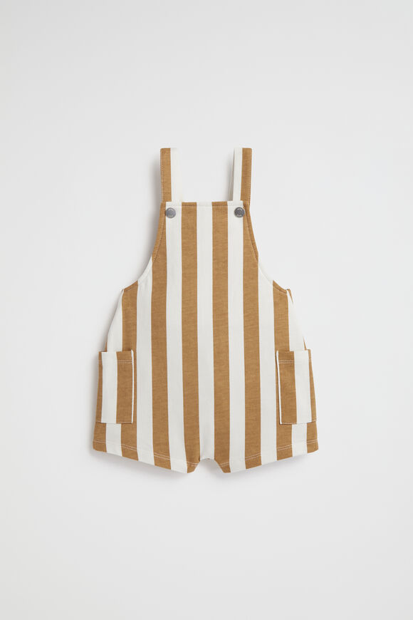 Stripe Pocket Overall  Biscotti  hi-res