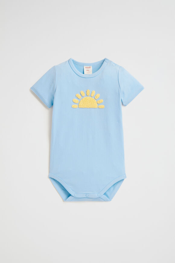 Sun Bodysuit  Pastel Blue  hi-res