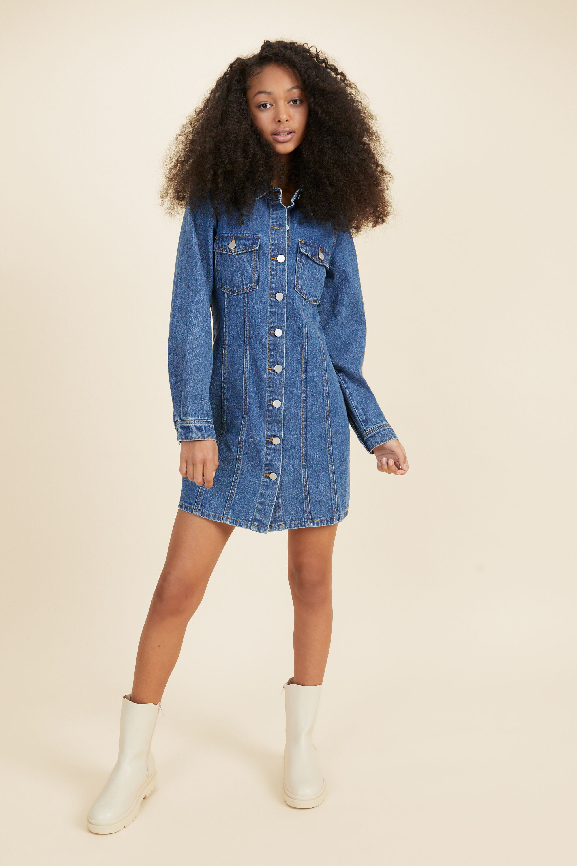 Seed heritage denim dress clearance