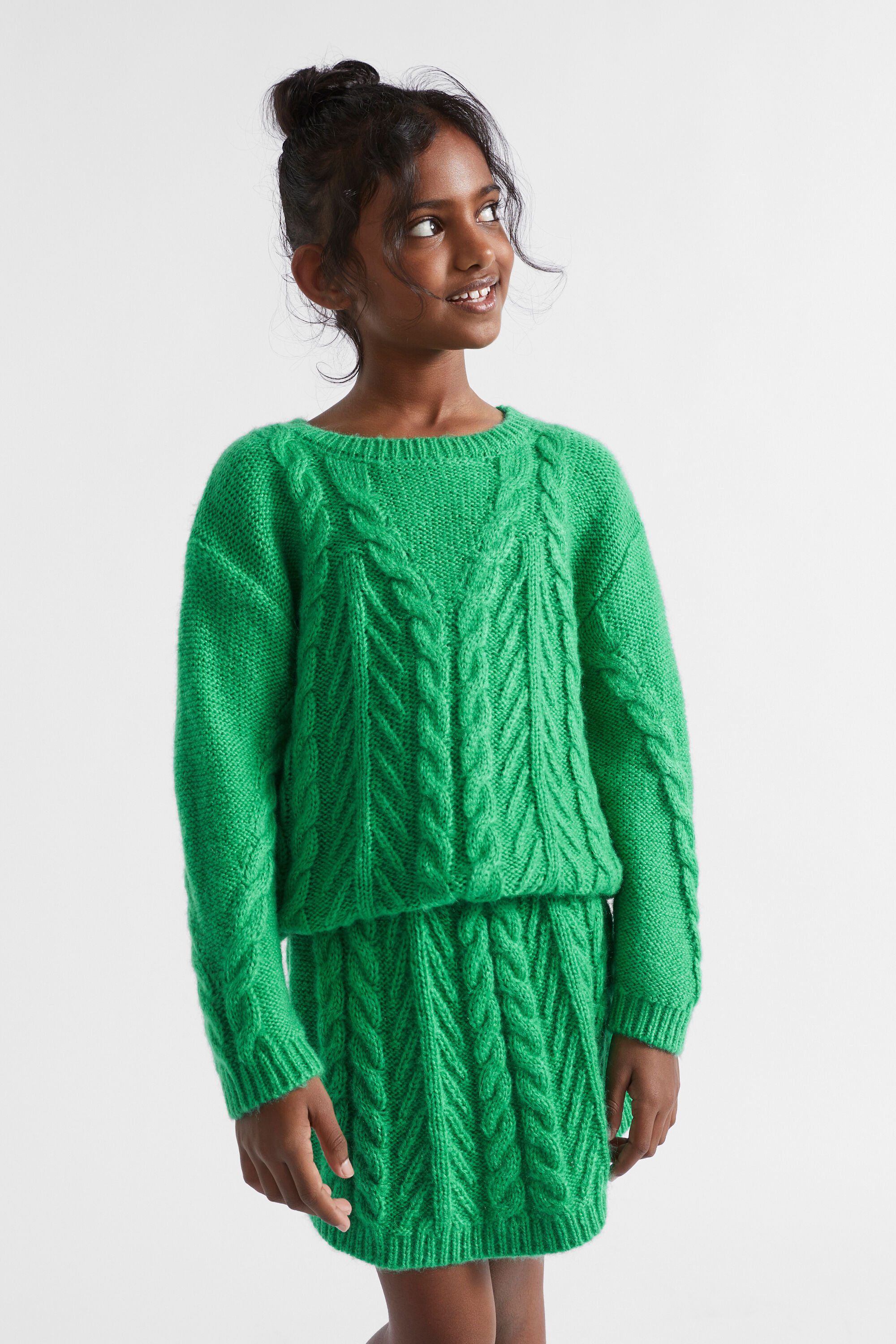 Linear Cable Knit Seed Heritage NZ