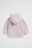 Mixy Knit Sherpa Hoodie  Pale Orchid  hi-res