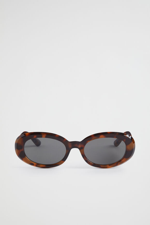 Laney Oval Sunglasses  Brown Tort  hi-res