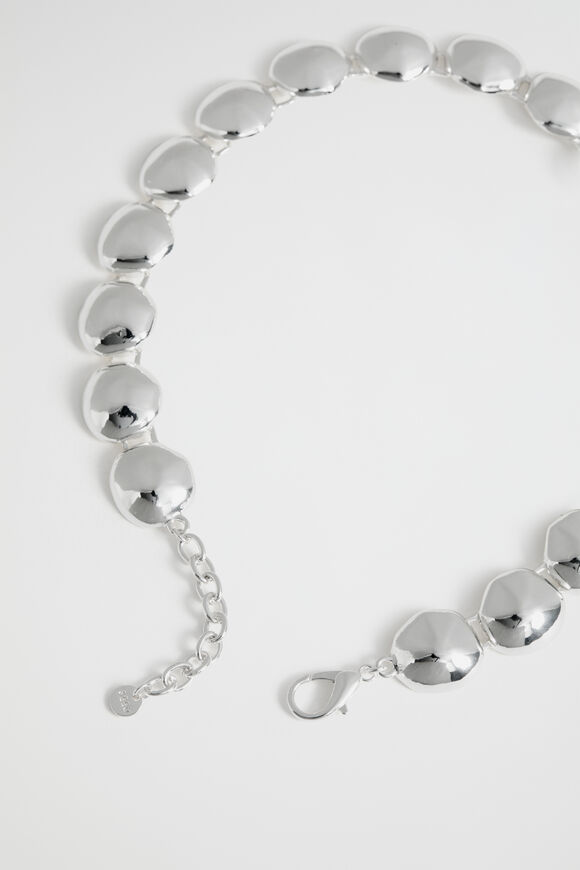 Pebble Necklace  Silver  hi-res