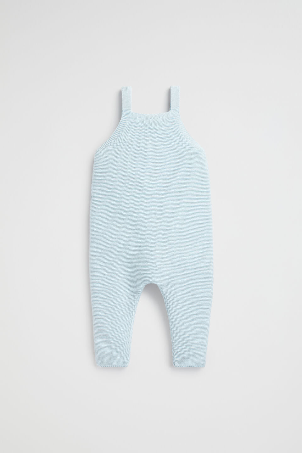 Knit Overall  Ice Blue