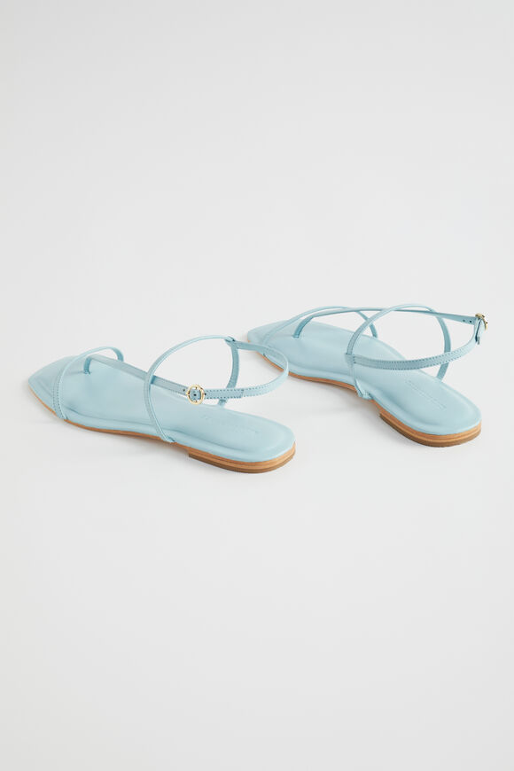 Freya Flat Sandal  Shimmer Blue  hi-res