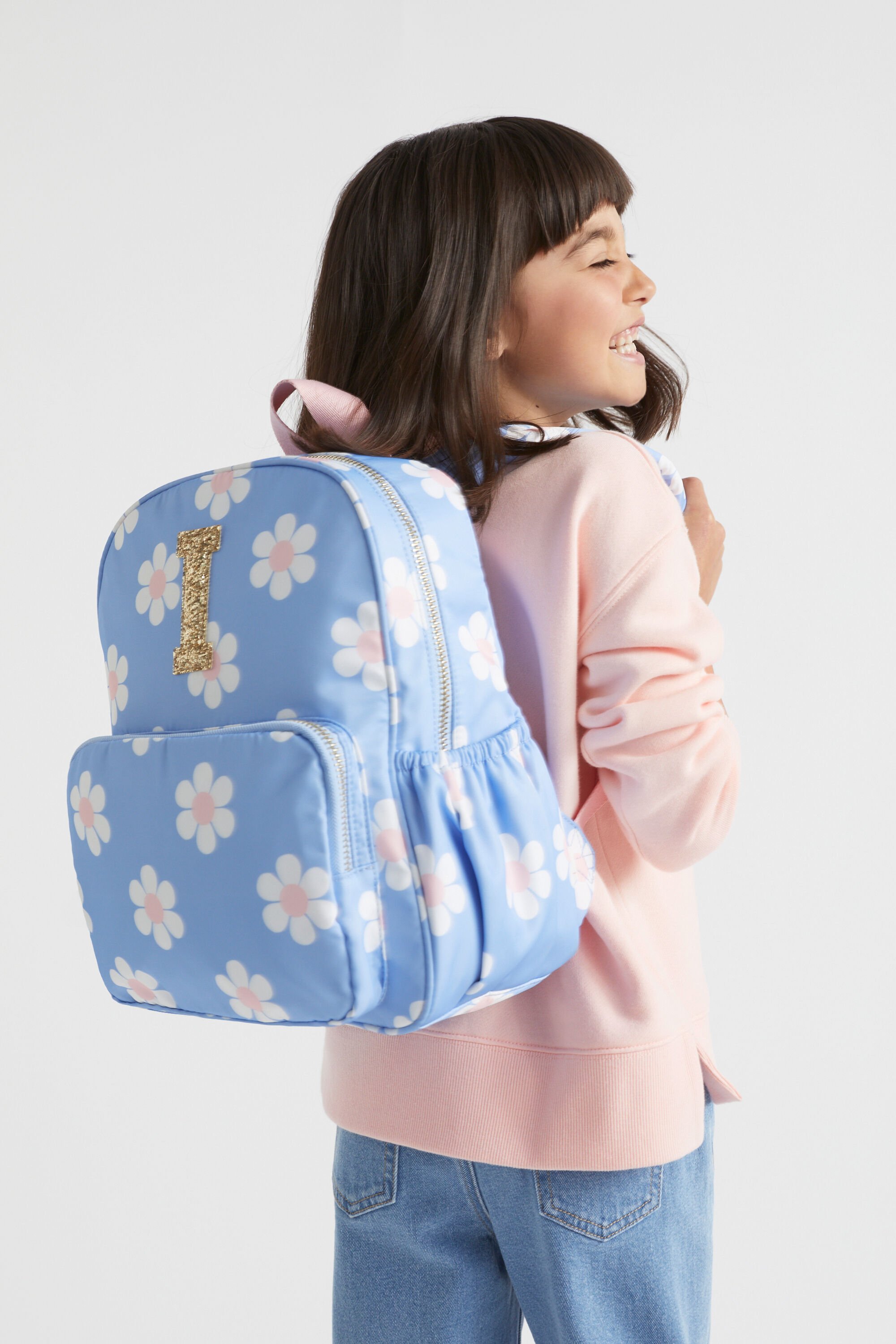Girls initial backpack outlet