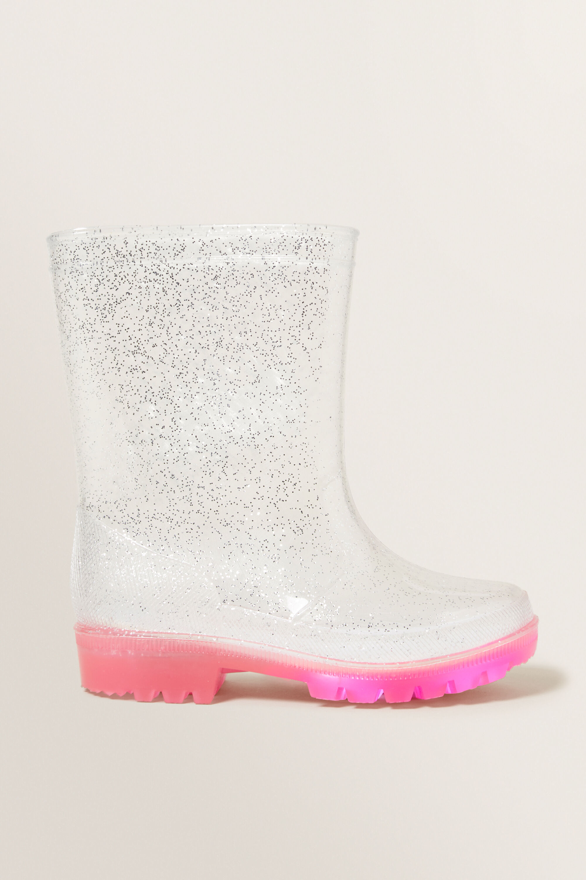 Clear Light Up Gumboots
