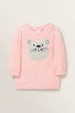 Mouse Chenille Windcheater  Berry  hi-res