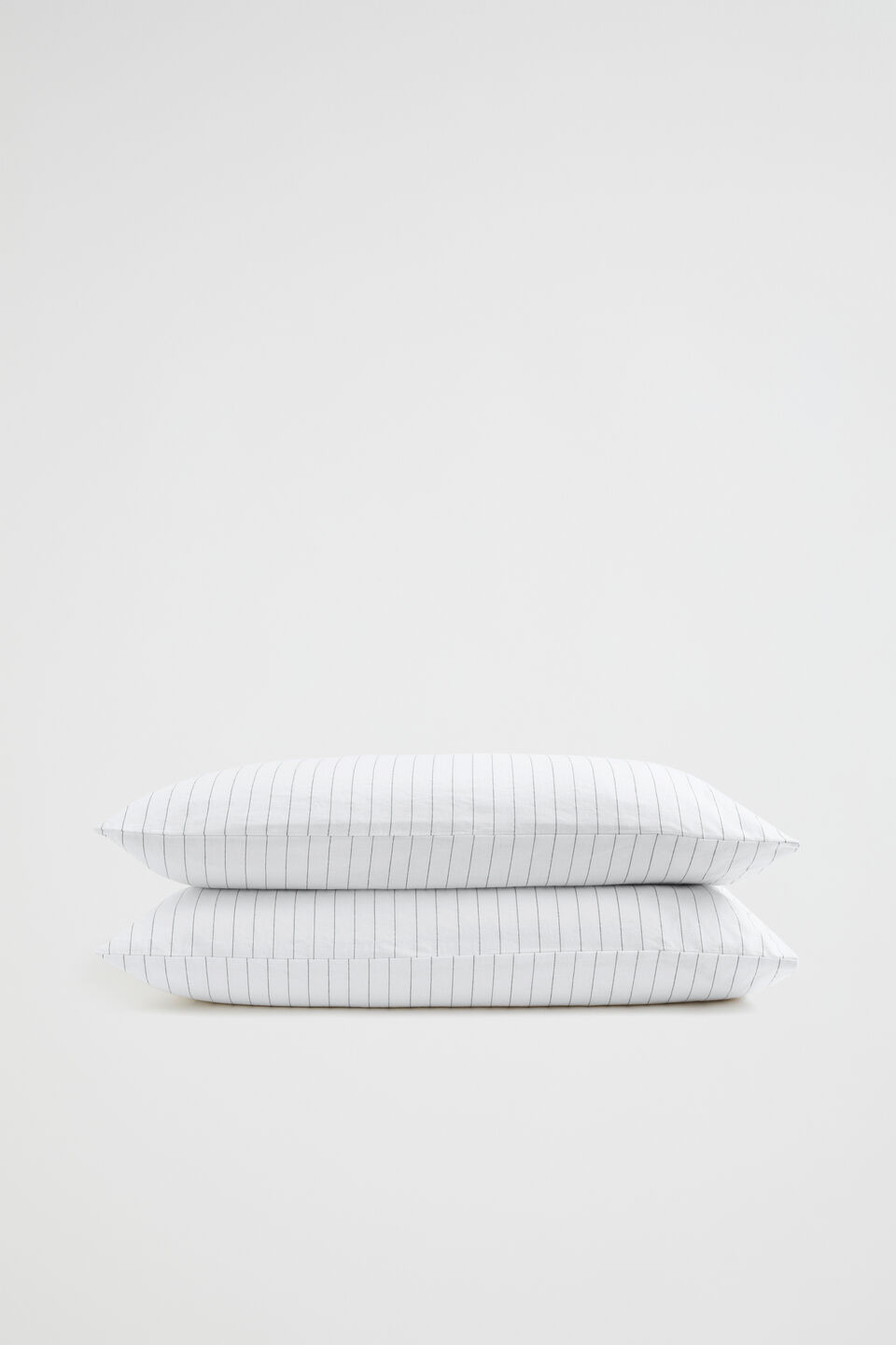 Alba Standard Pillowcase  Black Stripe