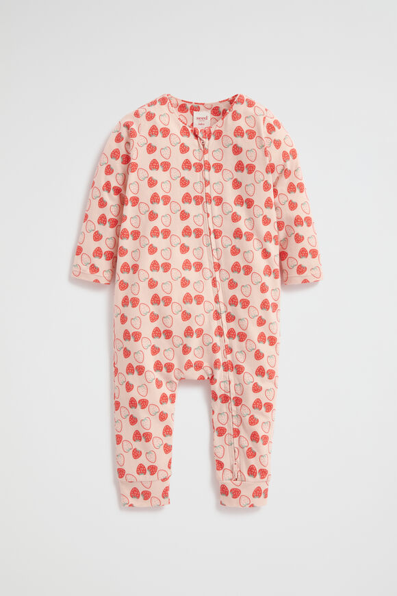 Strawberry Zipsuit  Rosewater  hi-res