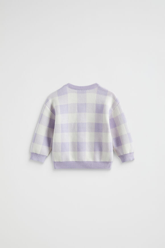 Bunny Knit Sweater  Lavender  hi-res