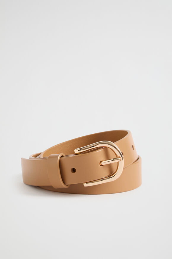 Rory Leather Belt  Tan  hi-res