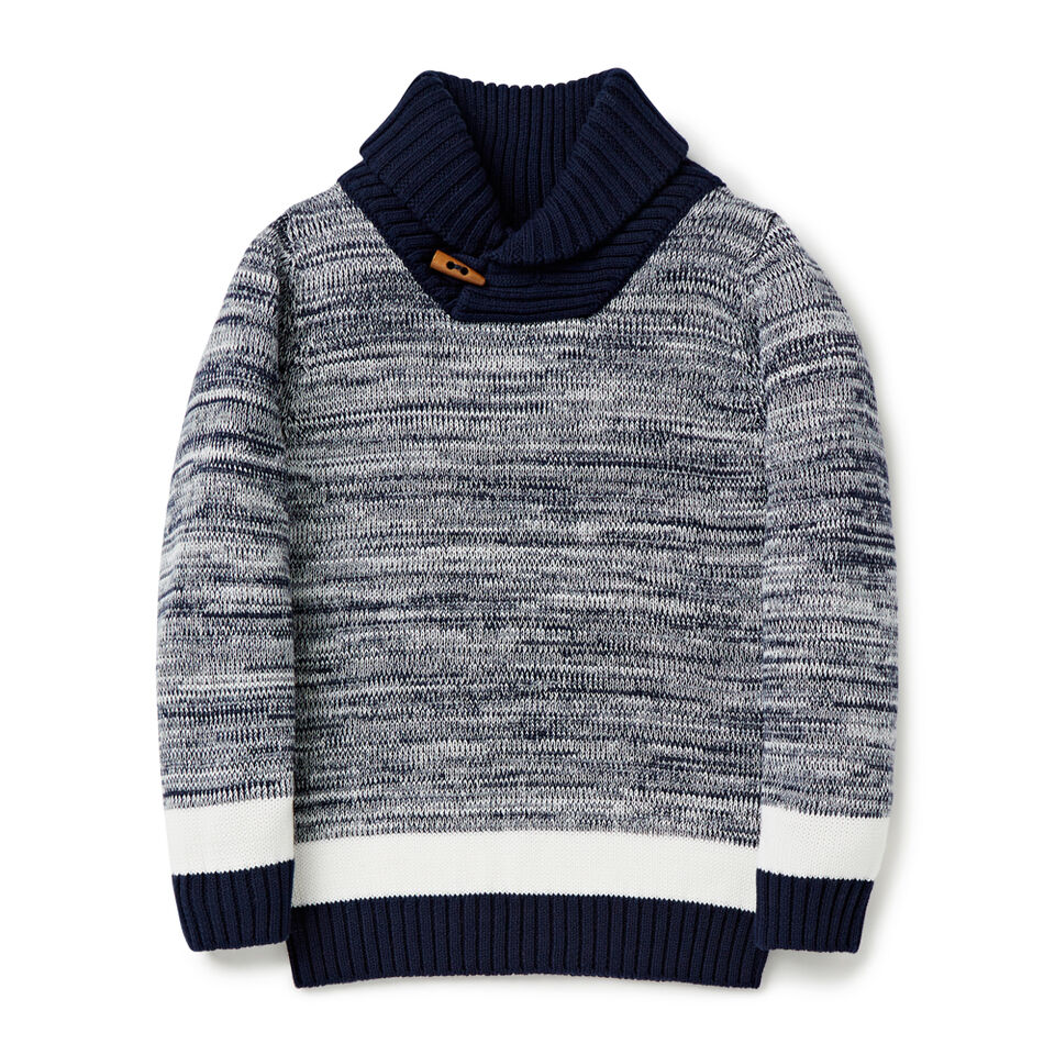 Shawl Neck Sweater  