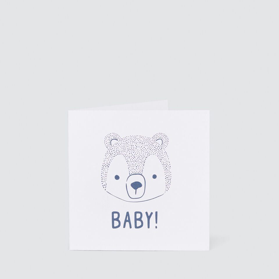 Small Baby Bear Card  