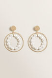 Circle Pearl Earrings  9  hi-res