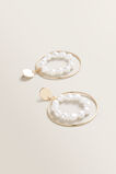 Circle Pearl Earrings  9  hi-res
