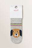 Stripey Pup Socks    hi-res