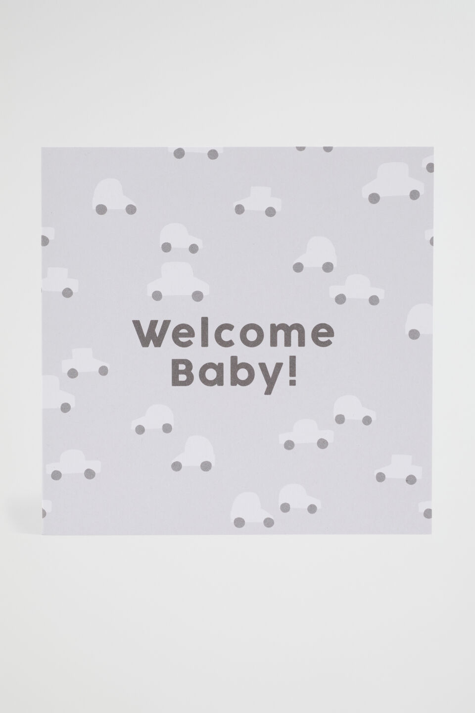 Large Welcome Baby Car Card  Multi