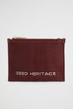 Knitted Logo Pouch  Sangria  hi-res