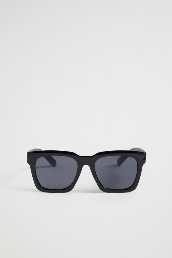 Classic Square Sunglasses  Black  hi-res