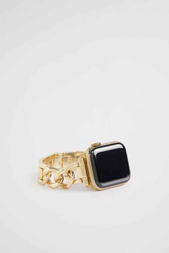 Chain Smart Watch Band  Gold  hi-res