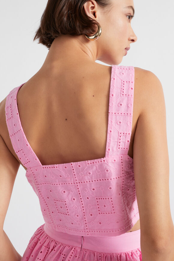 Broderie Bodice  Pink Gin  hi-res