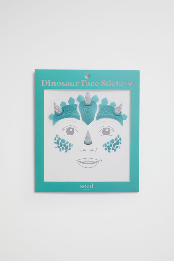 Dinosaur Face Sticker  Multi  hi-res