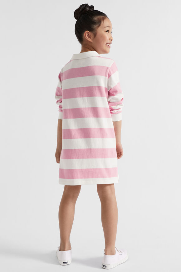 Core Rugby Dress  Candy Pink Stripe  hi-res