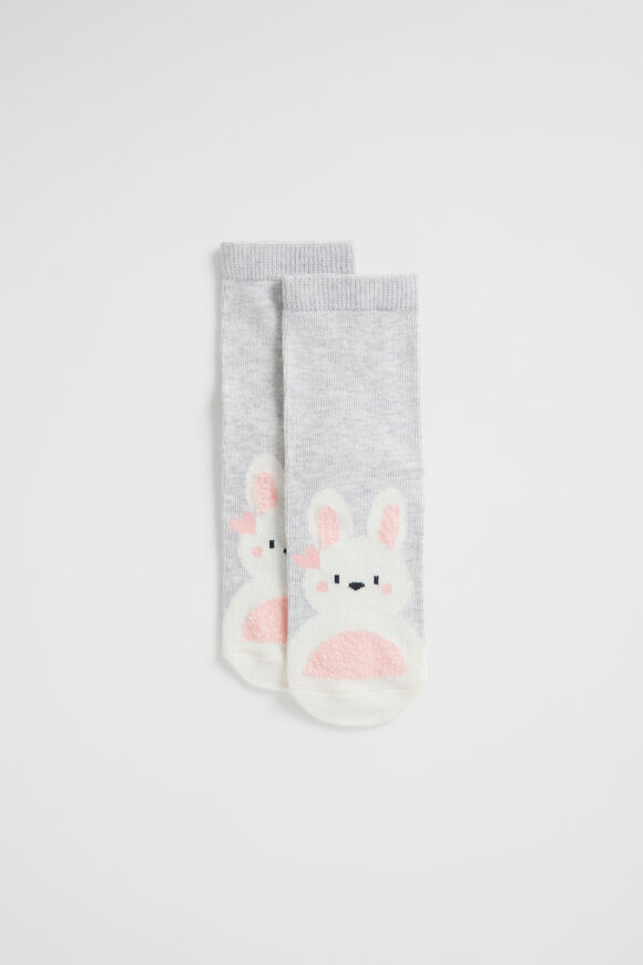 Bunny Sock  Vanilla  hi-res
