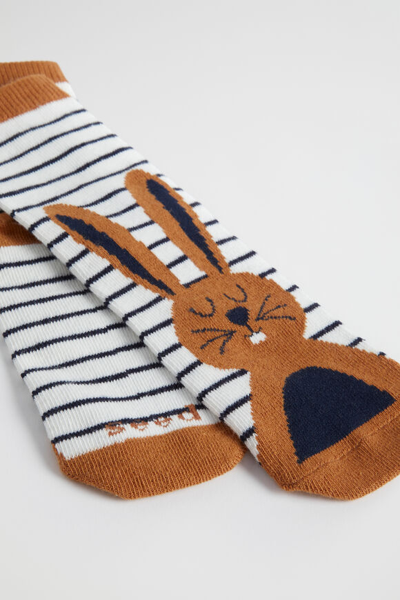 Bunny Stripe Sock  Multi  hi-res