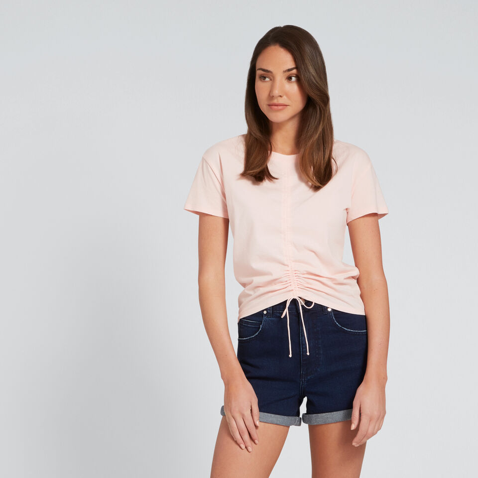 Gathered Centre Tee  