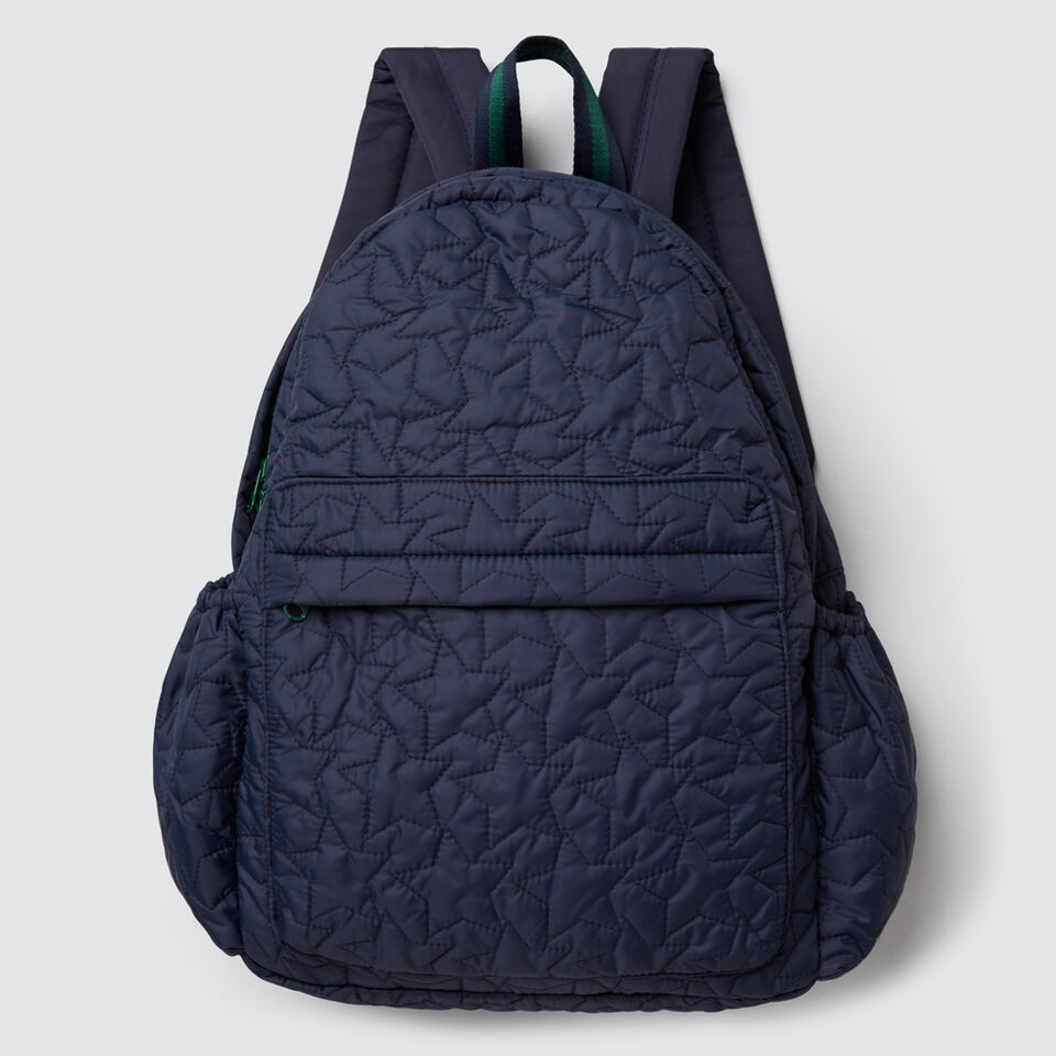 Quilted Star Backpack  