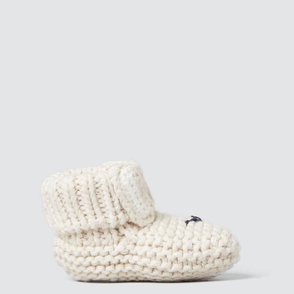 Bunny Knit Booties  