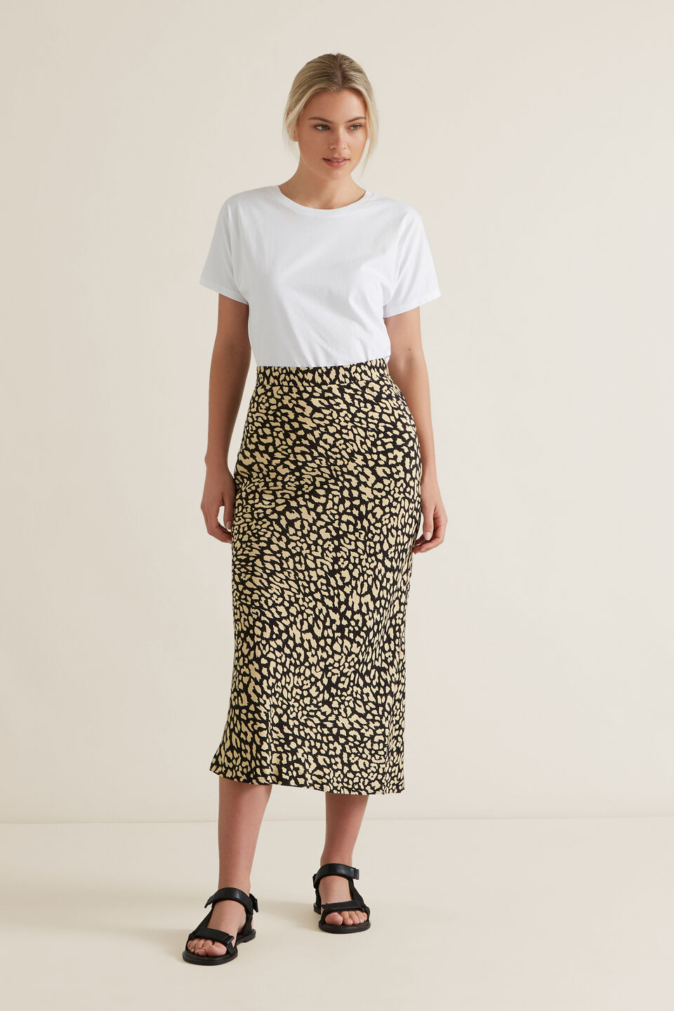 Animal Print Skirt  