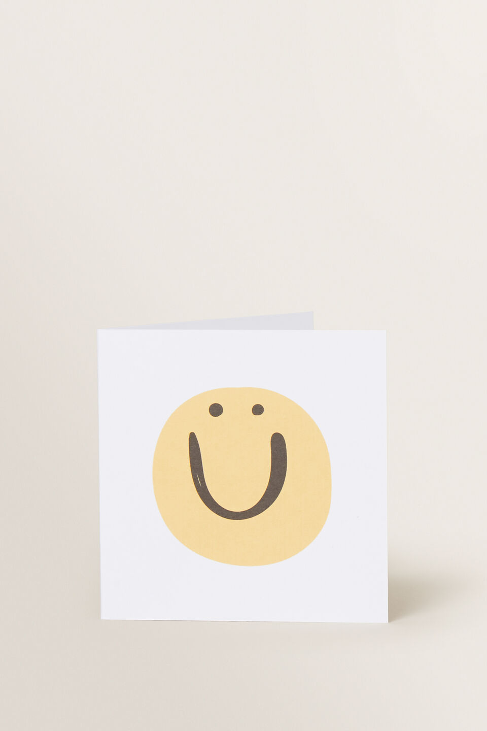 Small Smile Face Card  