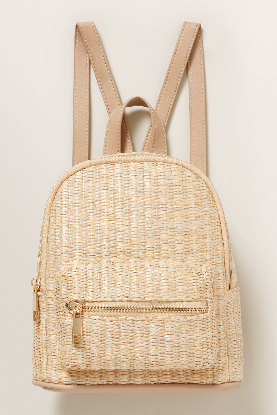 Straw Mini Backpack  