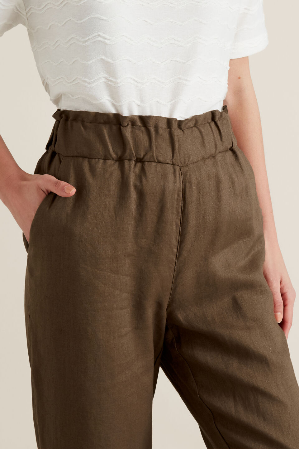 Linen Relaxed Pant  